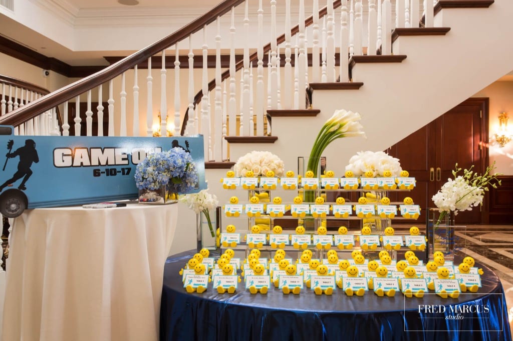 Bar Mitzvah Reception Setup